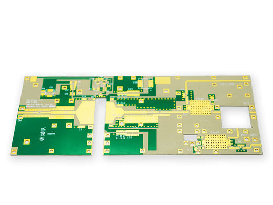 Прочный изготовленный на заказ высокочастотный PCB ENIG + плакировка Gold30u слоя 2L 1.6mm PCB»