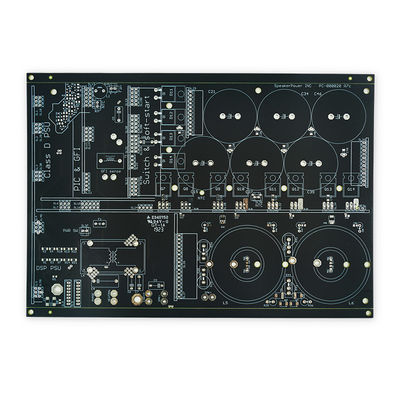 Хорошая цена Черное монтажной платы FR4 PCB ENIG тяжелые медное 4oz штейновое/белый онлайн