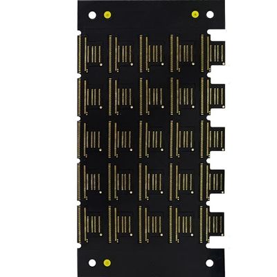 Хорошая цена ENIG 2 маска припоя PCB 0.2mm PCB 1oz гибкого трубопровода слоя черная & отсутствие Silkscreen онлайн