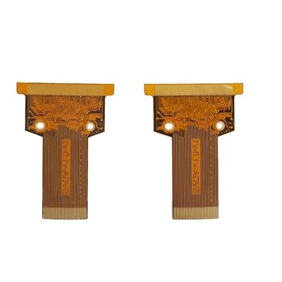 Хорошая цена 2 фильм крышки монтажной платы 1oz PCB слоя гибких 0.3mm желтый онлайн