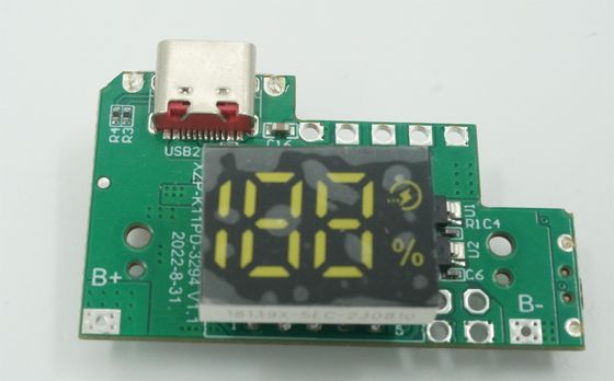 Хорошая цена 22.5W Power bank PCBA с литийным аккумулятором питания и жестким PCB для мобильного зарядного устройства онлайн