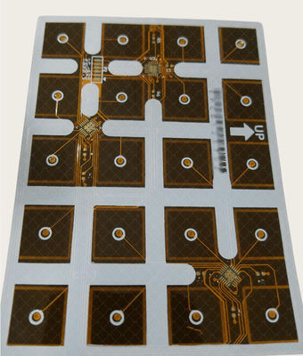 Хорошая цена Двухсторонний гибкий ПКБ 1OZ EING Желтый покрытие и белый Soldermask FPC онлайн