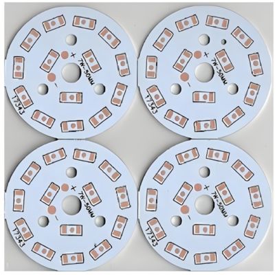 Хорошая цена Aluminium PCB Board For LED Lighting Solutions With 1OZ White Soldermask онлайн