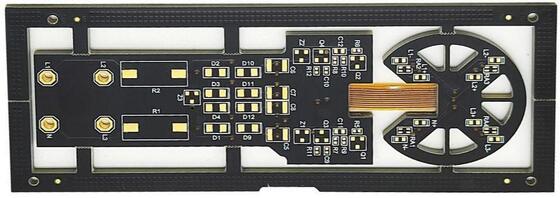 качество Жестко-гибкая печатная плата с покрытием иммерсионным золотом завод